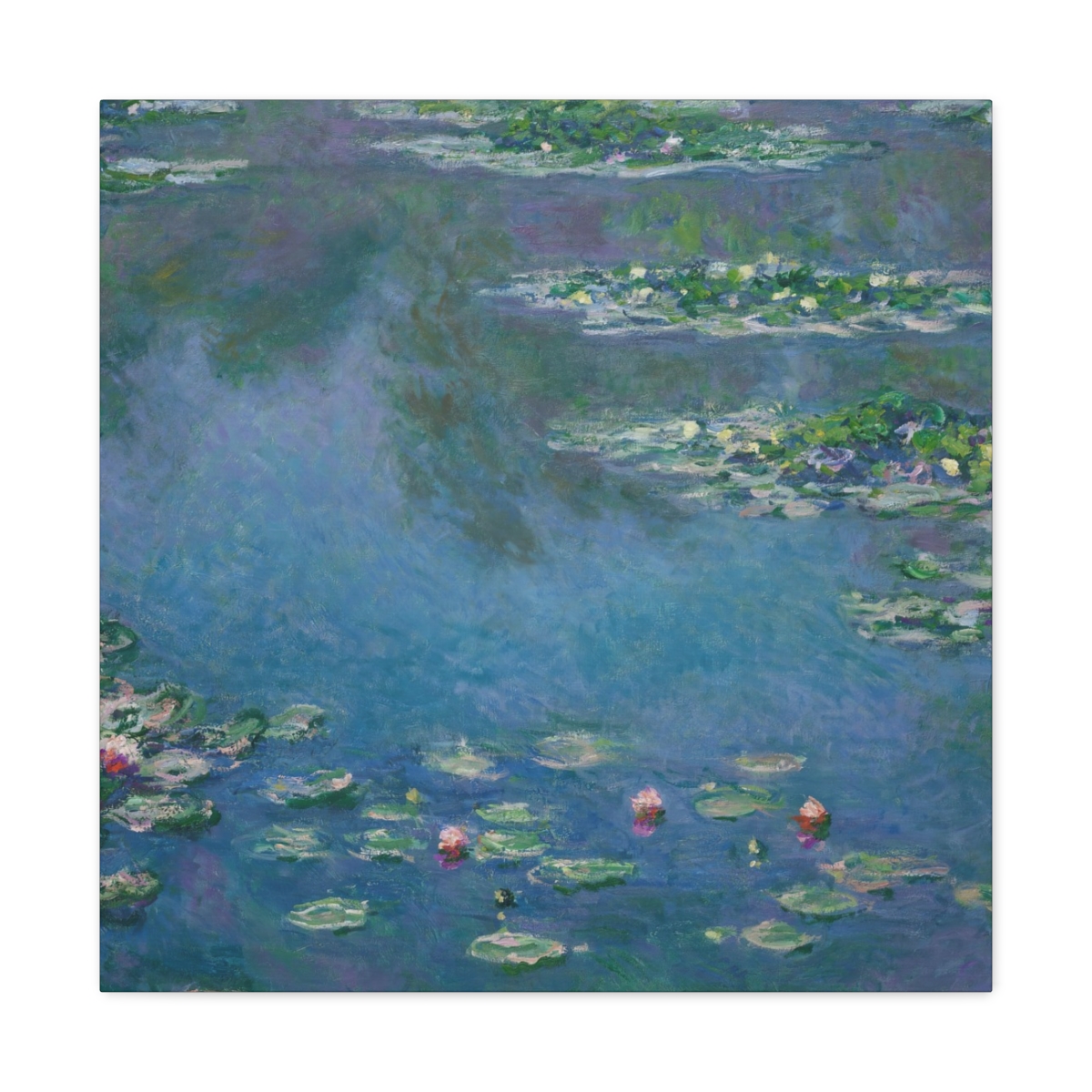 Water Lilies (1906) by Claude Monet Canvas Wrap Prints - Schnoodle Design