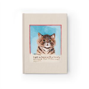 Louis Wain Cat Portrait Journal