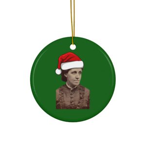Louisa May Alcott Chirstmas Tree Ornament