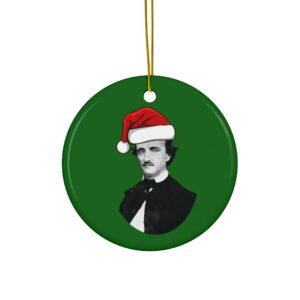 Edgar Allan Poe Christmas Tree Ornament