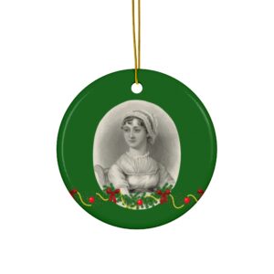 Jane Austen Christmas Tree Ornament
